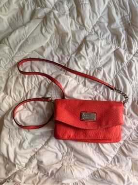 Nine West Red Crossbody Clutch - Coral